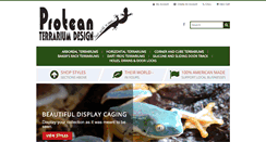Desktop Screenshot of customglassterrariums.com